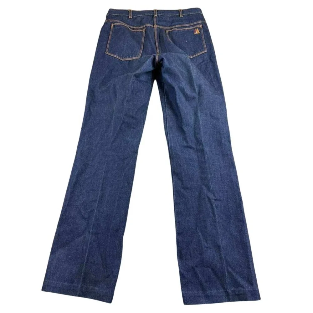 Vintage GLORIA VANDERBILT Murjani‎ Jeans 32 Dark Blue 100% Cotton Hong Kong 70s